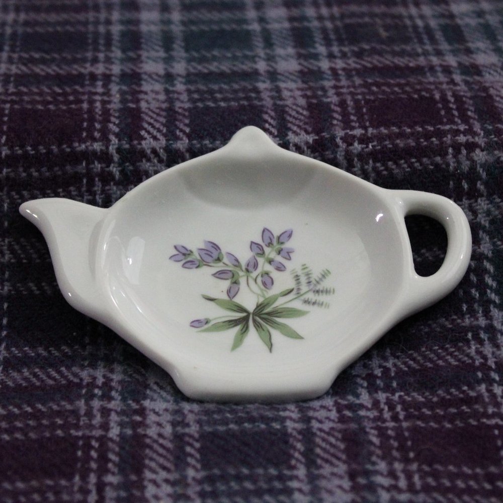 Ceramic Teapot Teabag and Spoon Rest
